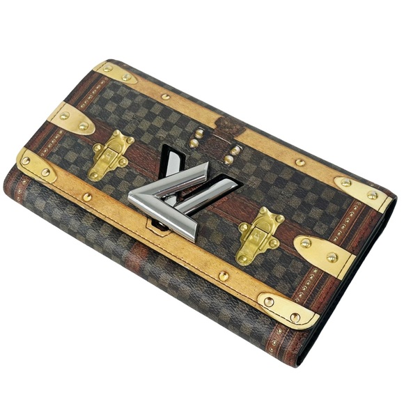 Louis Vuitton Transformed Damier Portefeuille Twist Trompe l'oeil Flap Wallet - Picture 6 of 13